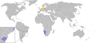 Distribution of German language