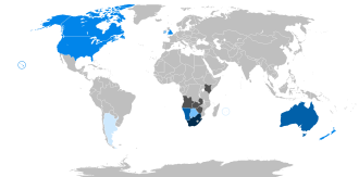 Afrikaans speaking countries and territories