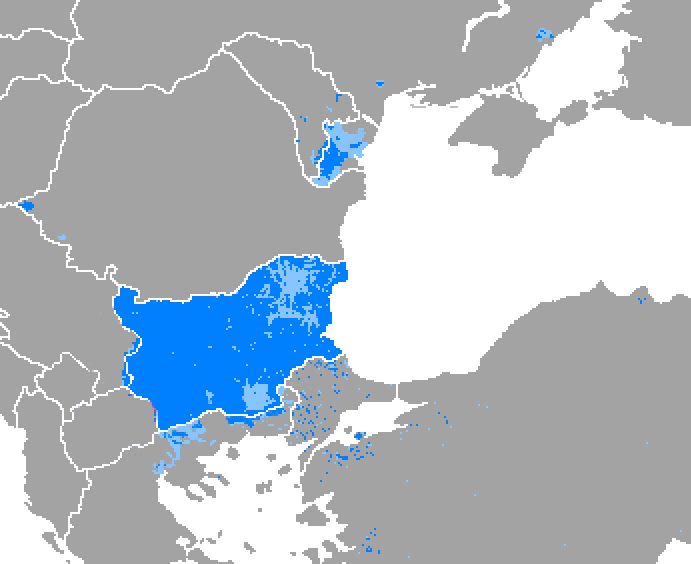 Bulgarian speaking countries and territories