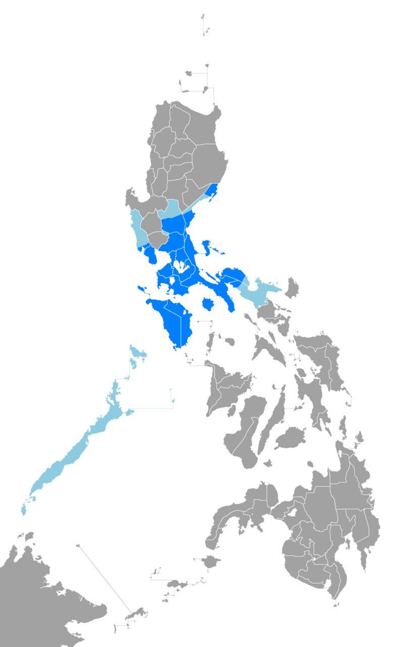 Tagalog speaking countries and territories